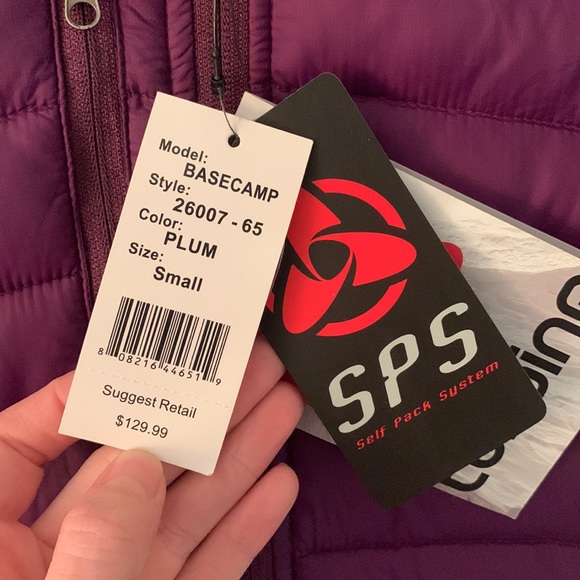 Turbine Women’s Basecamp Jacket Purple & Grey Small - Picture 3 of 10